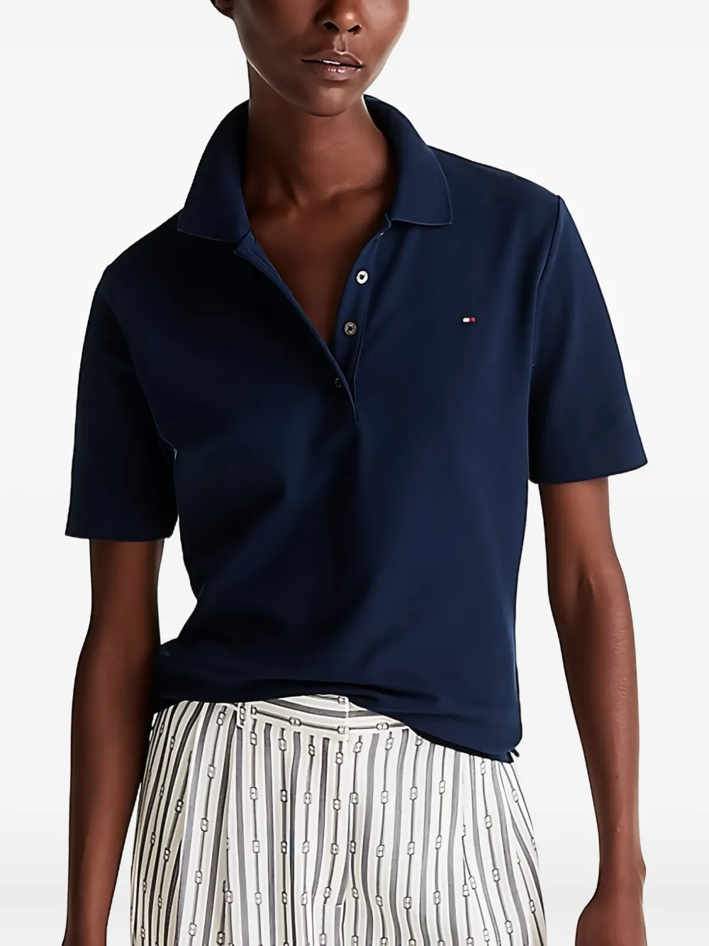 Рубашка поло с короткими рукавами Tommy Hilfiger, синий — фото 3