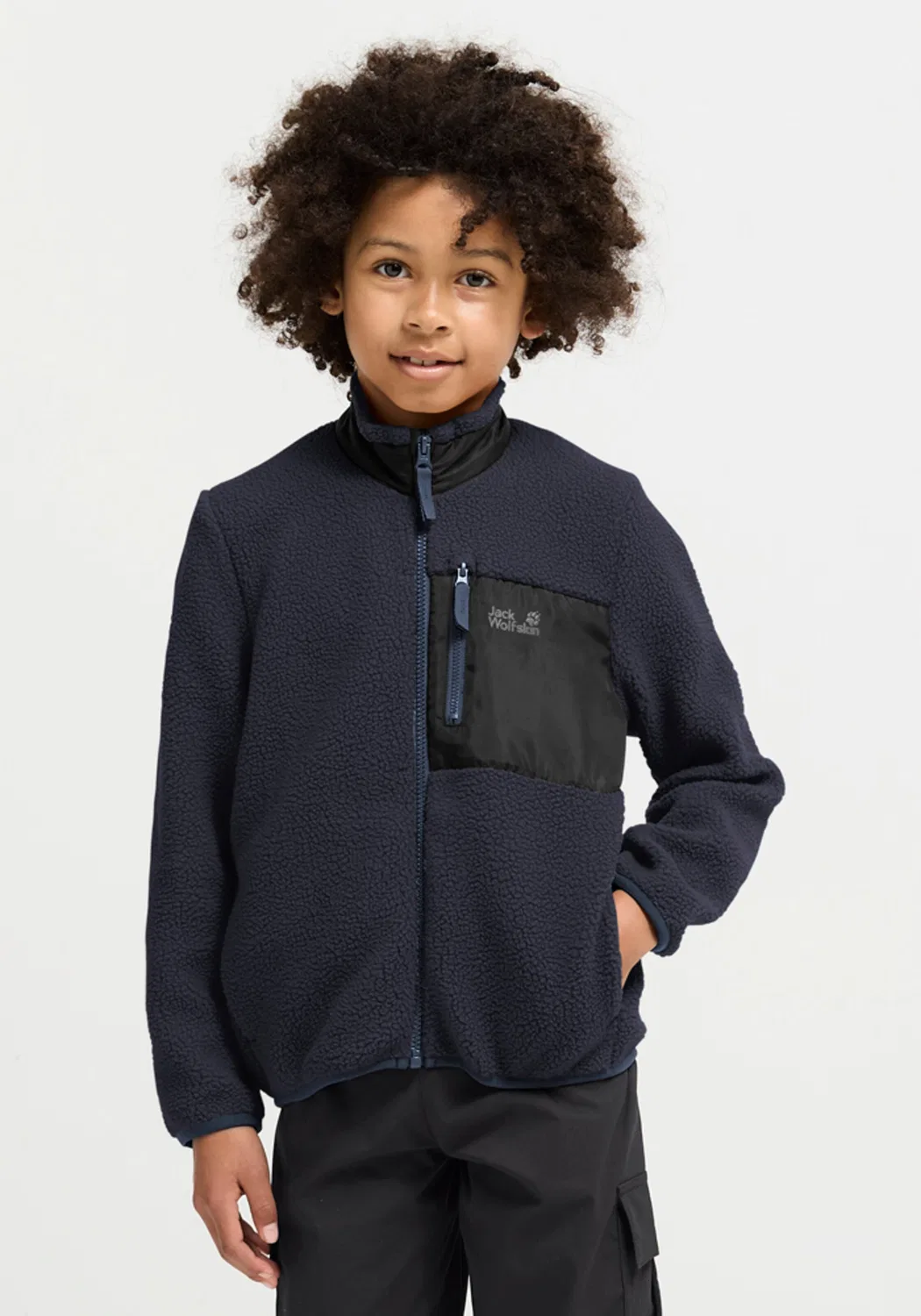 Флисовая куртка Jack Wolfskin, Dark Blue — фото 3