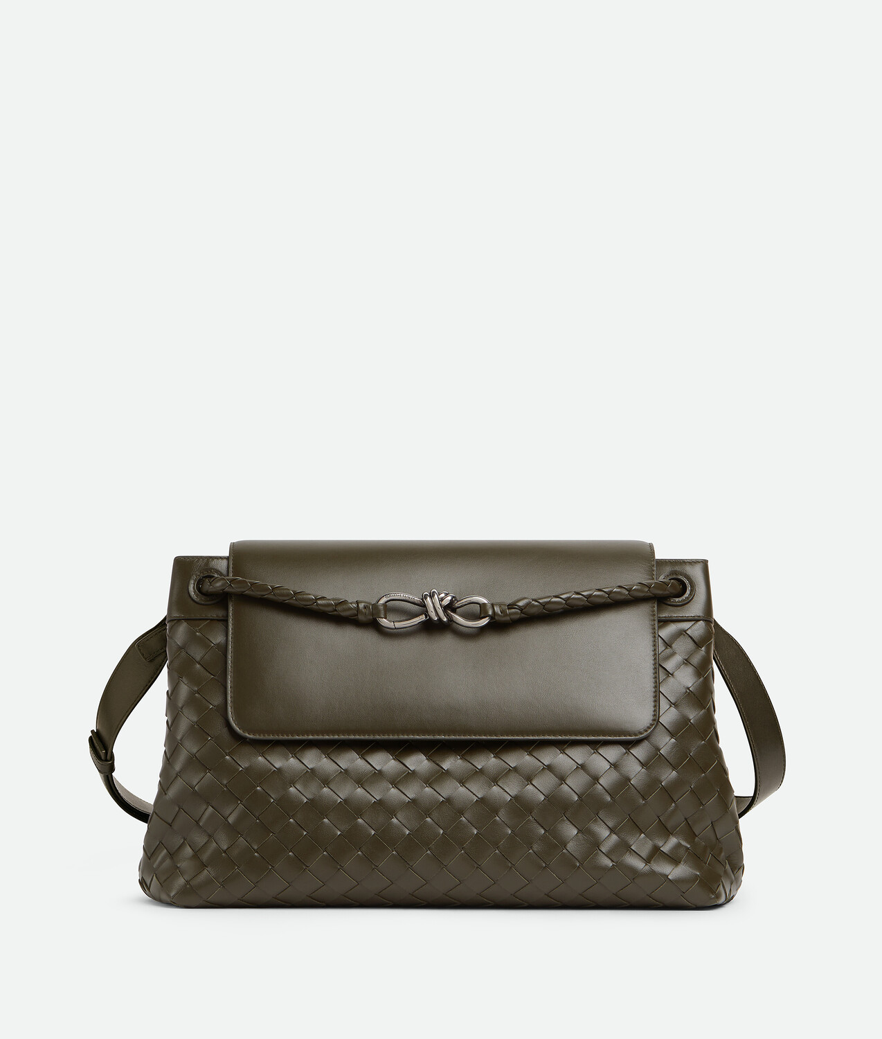 

Сумка-шоппер Bottega Veneta, нейтральный/серо-зеленый