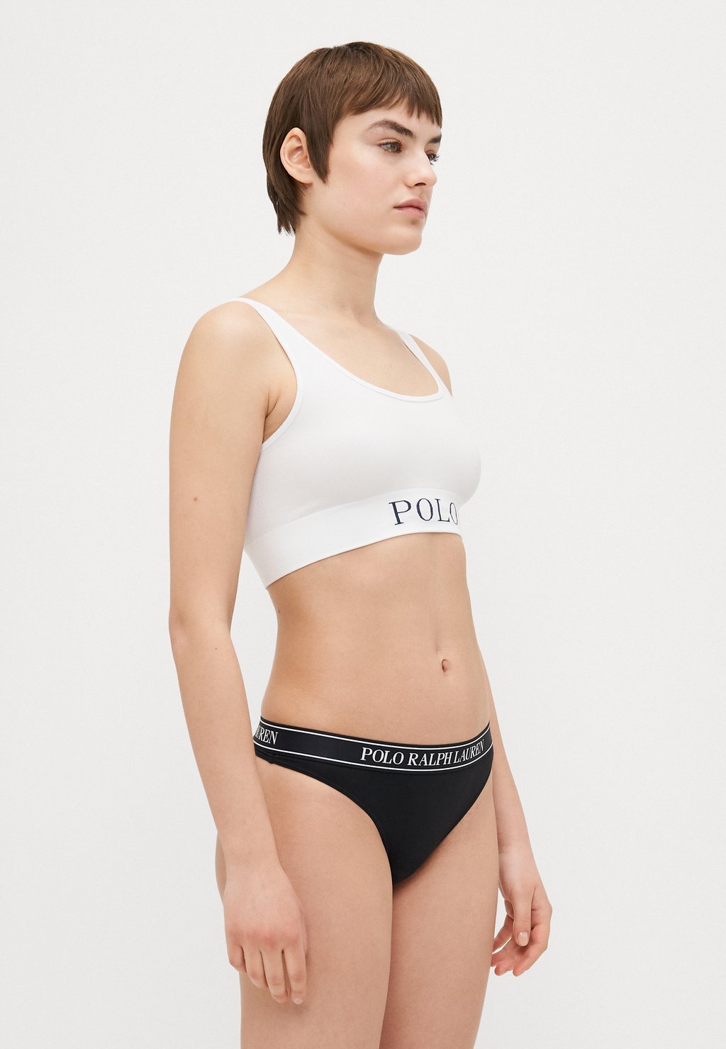 Стринги MID RISE THONG Polo Ralph Lauren, черный — фото 4