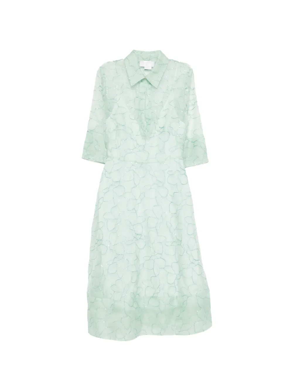 

Платье с цветами из пайеток Genny, зеленый