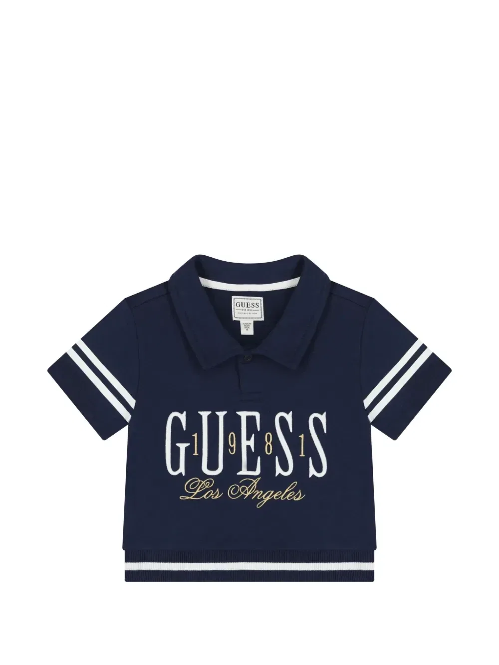 Спортивный костюм с вышивкой GUESS Kids, синий — фото 3