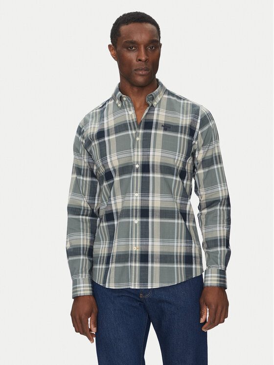 

Рубашка приталенного кроя Kidd MSH5295TE31 Barbour, зеленый