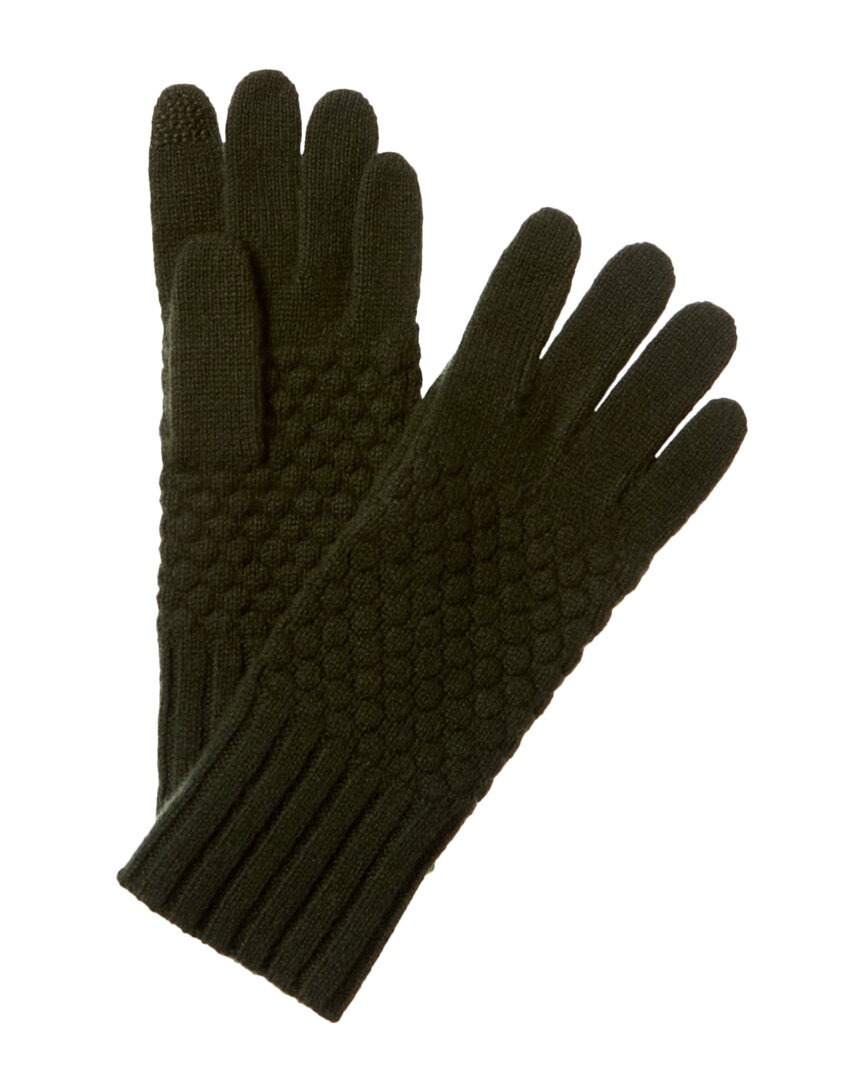 

Перчатки Hannah Rose Raised Diamond Stitch из кашемира