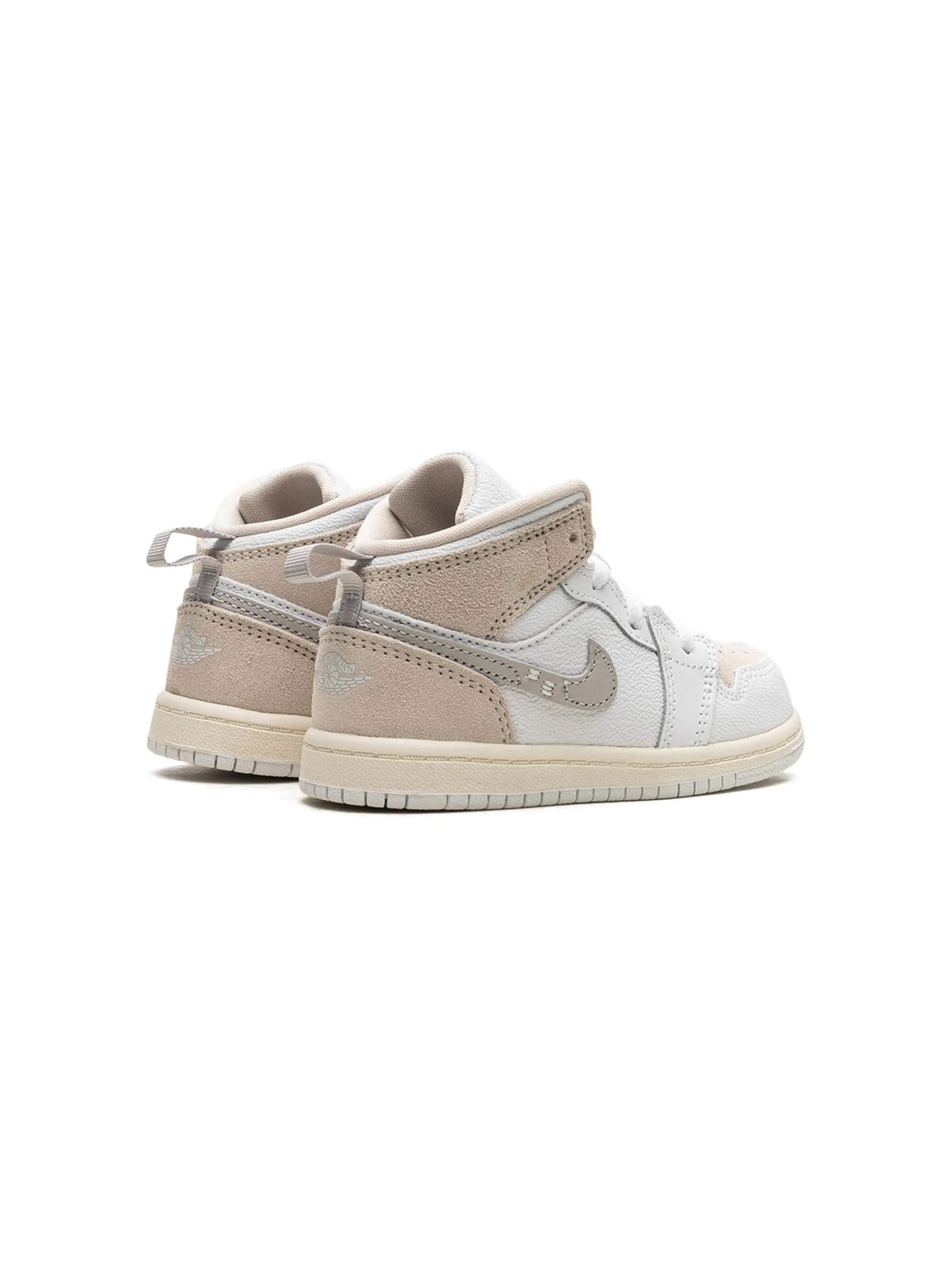Кроссовки Air Jordan 1 Mid SE Craft Jordan Kids, белый — фото 3