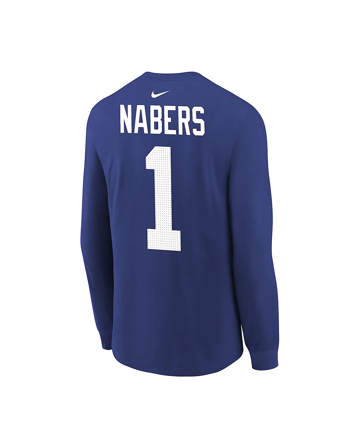 Длинный рукав футболка NFL New York Giants Malik Nabers для старших детей, Royal — фото 2