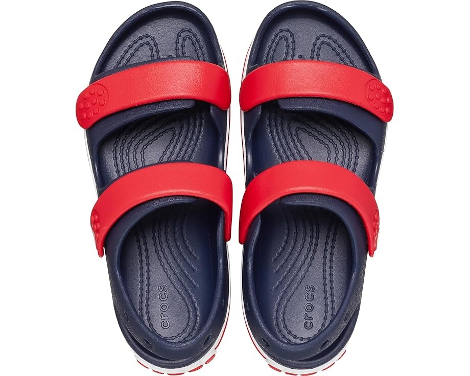 Сандалии Crocs Kids Crocband Cruiser Sandal, цвет Navy/Varsity Red — фото 2