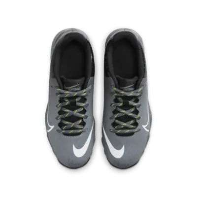 Бутсы Nike Hyperdiamond 4 Keystone GG, цвет Black/Cool Grey/Volt/White — фото 4