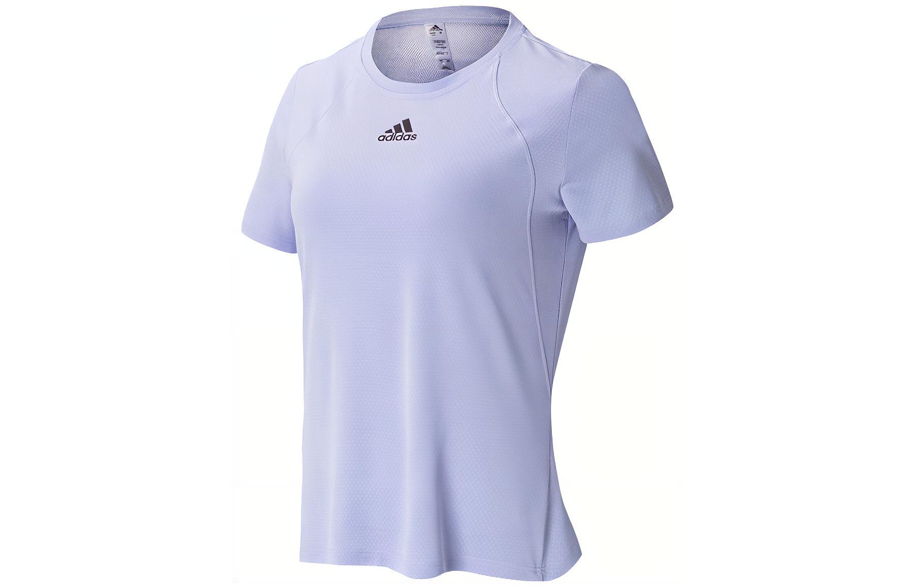 

Футболка с втачными рукавами женская светло-лавандовая Adidas