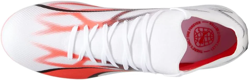 Футбольные бутсы Puma Mens Ultra Match FG, белый/черный — фото 3