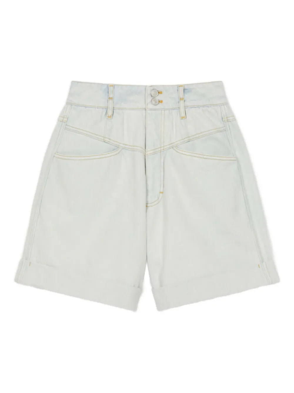 

Джинсовые шорты с нашивкой-логотипом Kenzo, синий