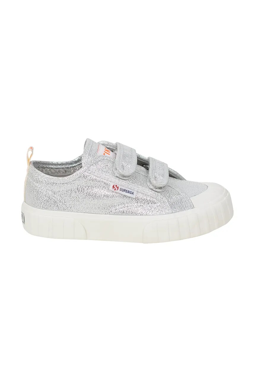 

Кроссовки METALLIC SNEAKERS X SUPERGA детские кроссовки Tinycottons, серебряный