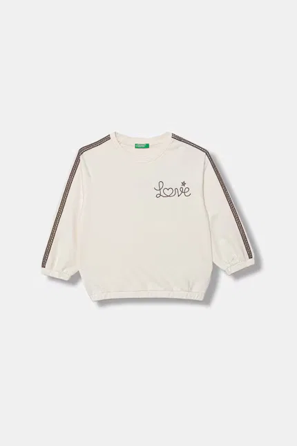 Бежевая толстовка United Colors of Benetton для детей