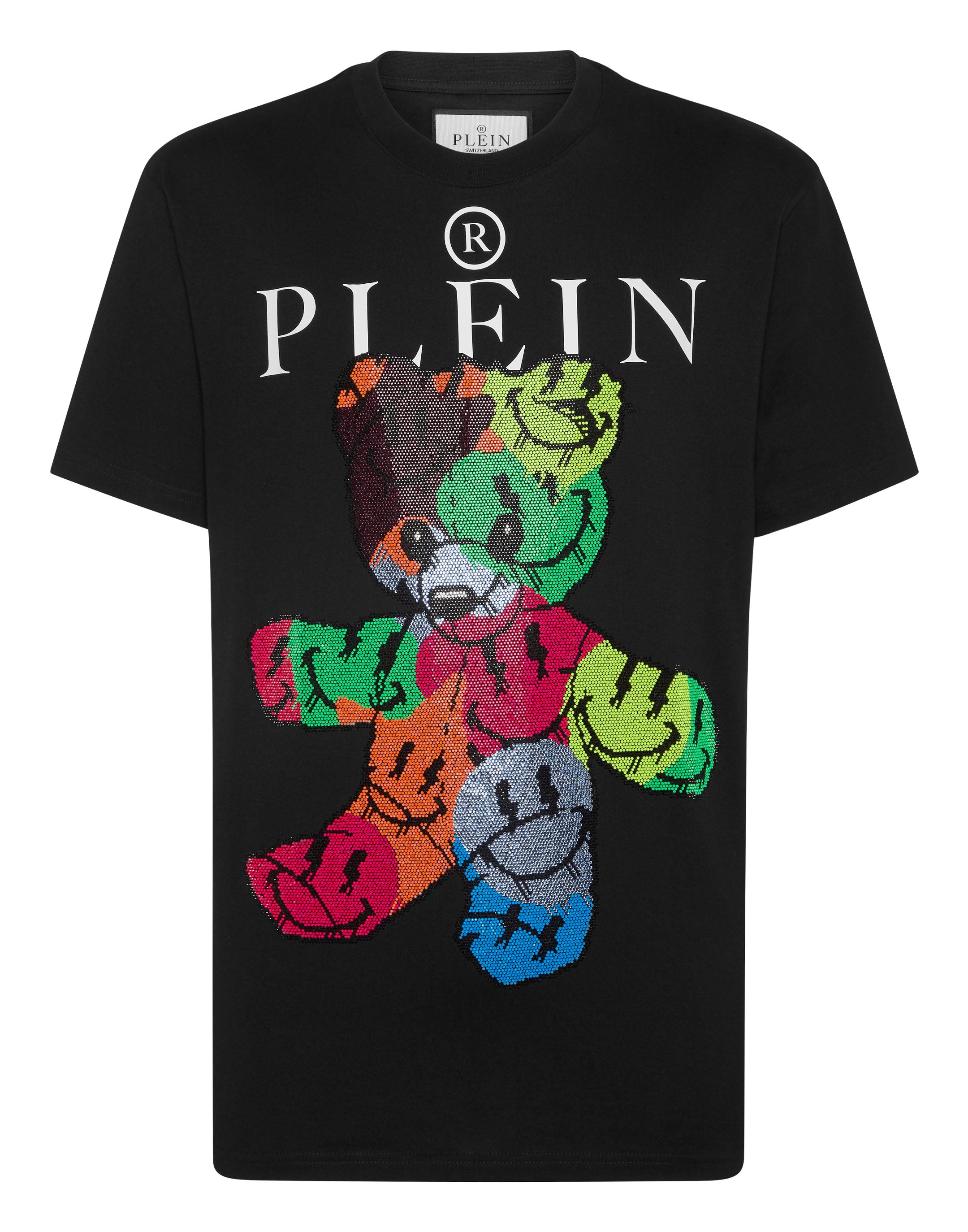 

Футболка с круглым вырезом SS Teddy Bear PHILIPP PLEIN, черный