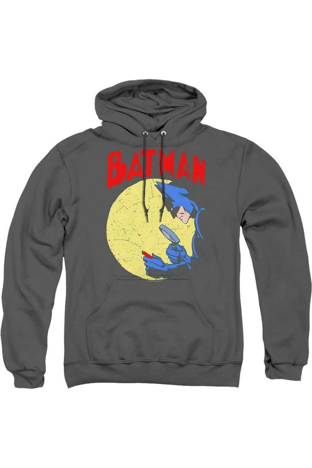 

Batman Detective 75 Adult Pull Over Hoodie / Толстовка с капюшоном Gildan, цвет charcoal