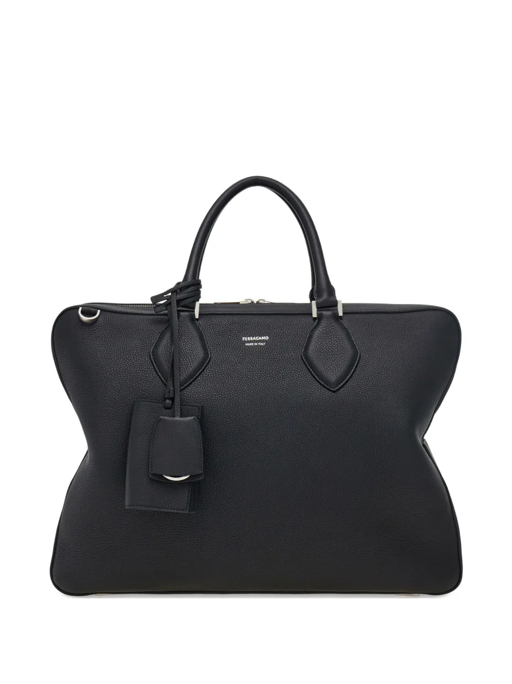 

Сумка-тоут на молнии Ferragamo, черный