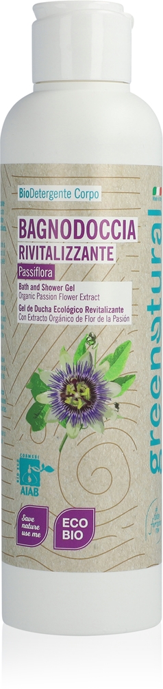 

Освежающий гель для душа с ароматом маракуйи и маракуйи Greenatural, 250 мл