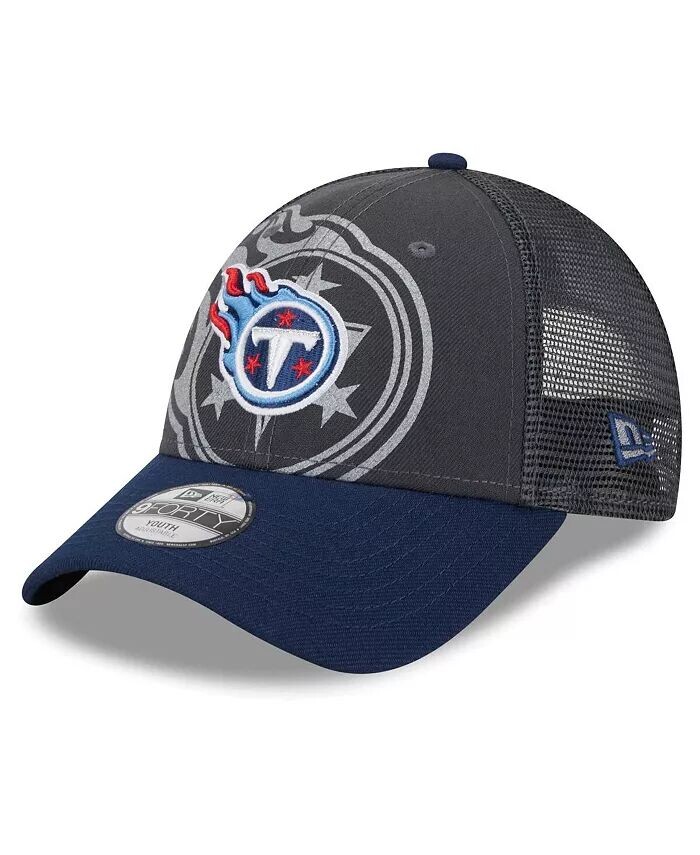 

Регулируемая шапка Tennessee Titans Reflect 9FORTY для мальчиков и девочек дошкольного возраста, графитовая, темно-синяя New Era, мультиколор