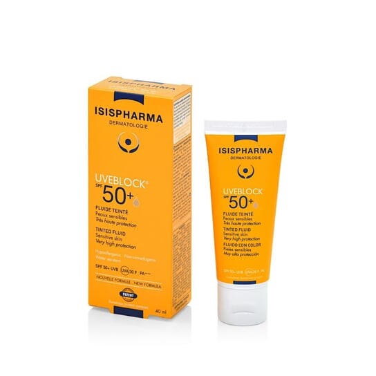 

Флюид с фильтром UVA/UVB, нежно окрашивающий SPF 50+, 40 мл Isispharma, Uveblock
