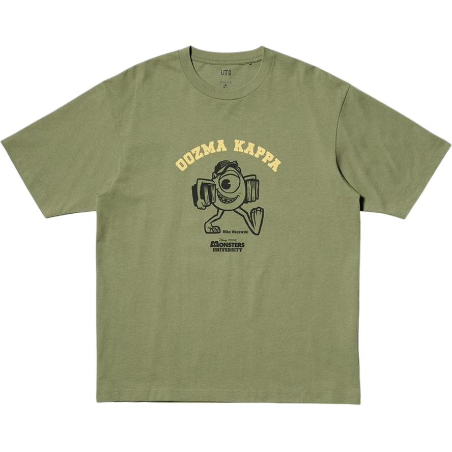 

UNIQLO Футболка Unisex Olive, Хаки, UNIQLO Футболка Unisex Olive