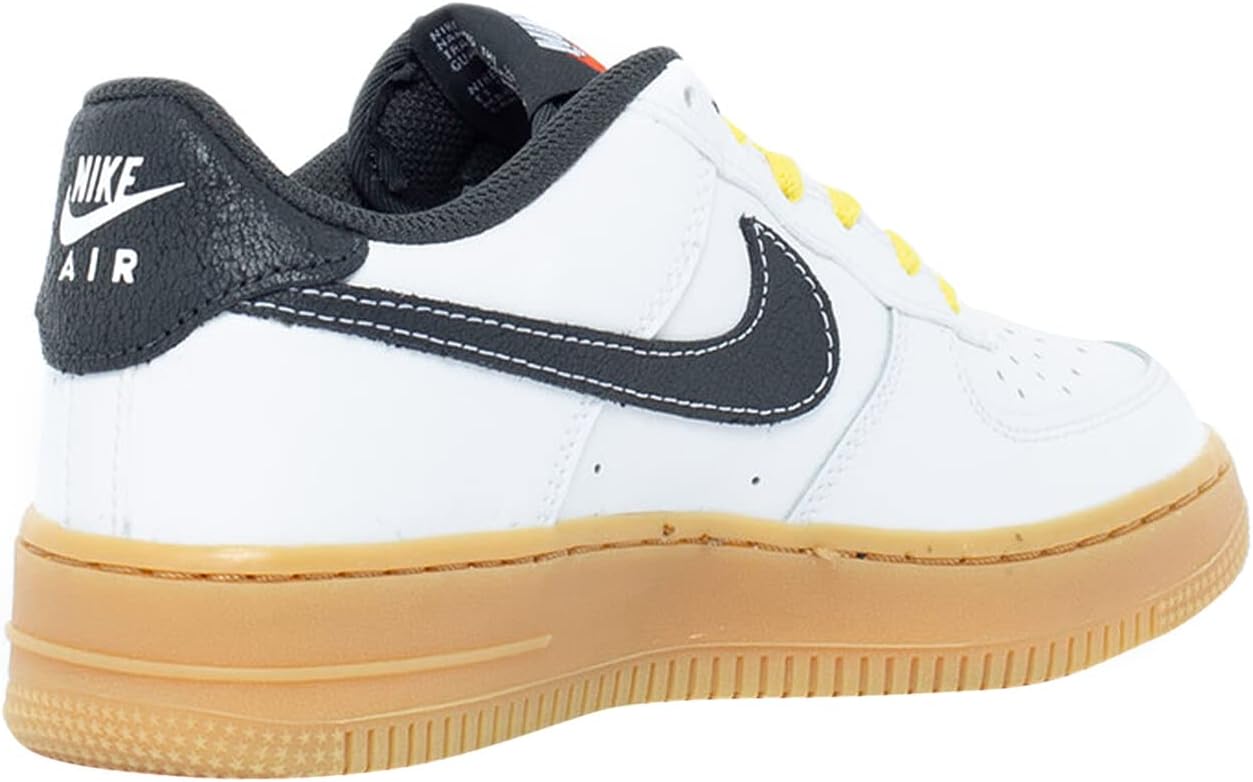 Мужские кроссовки Nike Air Force 1, белый/желтый — фото 3