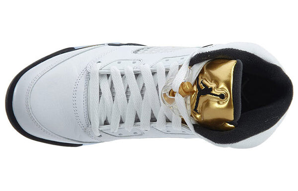Кроссовки 5 ретро Air Jordan, белый — фото 3