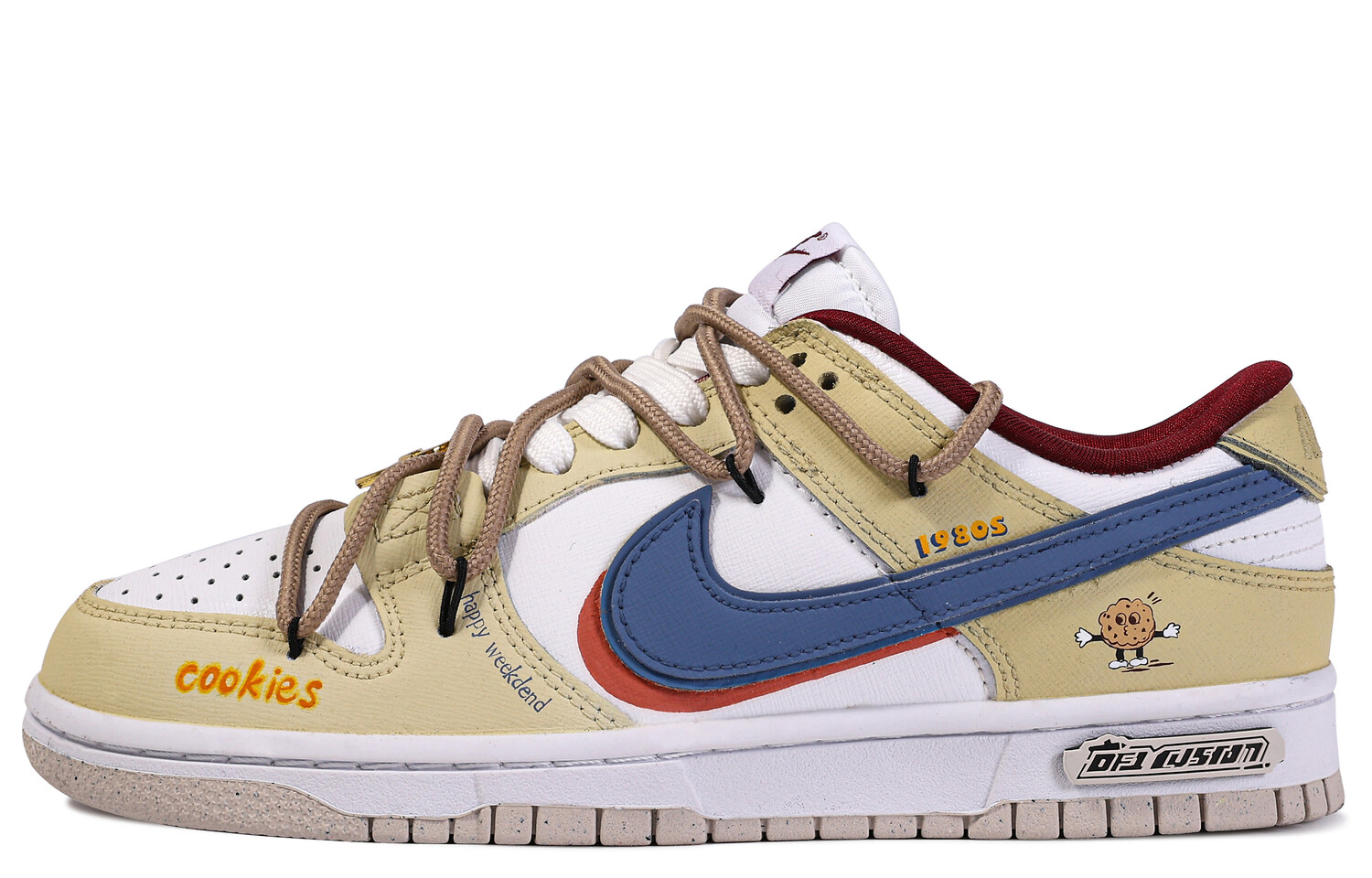 

Кроссовки Nike Dunk Skateboarding Shoes Women's Low-top Yellow, желтый