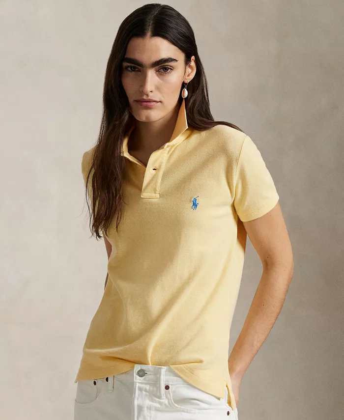 

Женская классическая поло из пике Polo Ralph Lauren, желтый