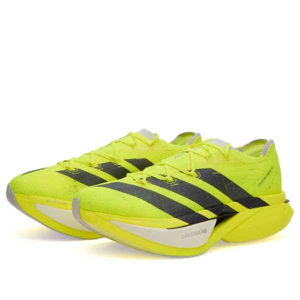 Кроссовки Adidas adizero prime x3 на струнах Adidas Running, solar желтый, solar желтый & solar желтый — фото 2