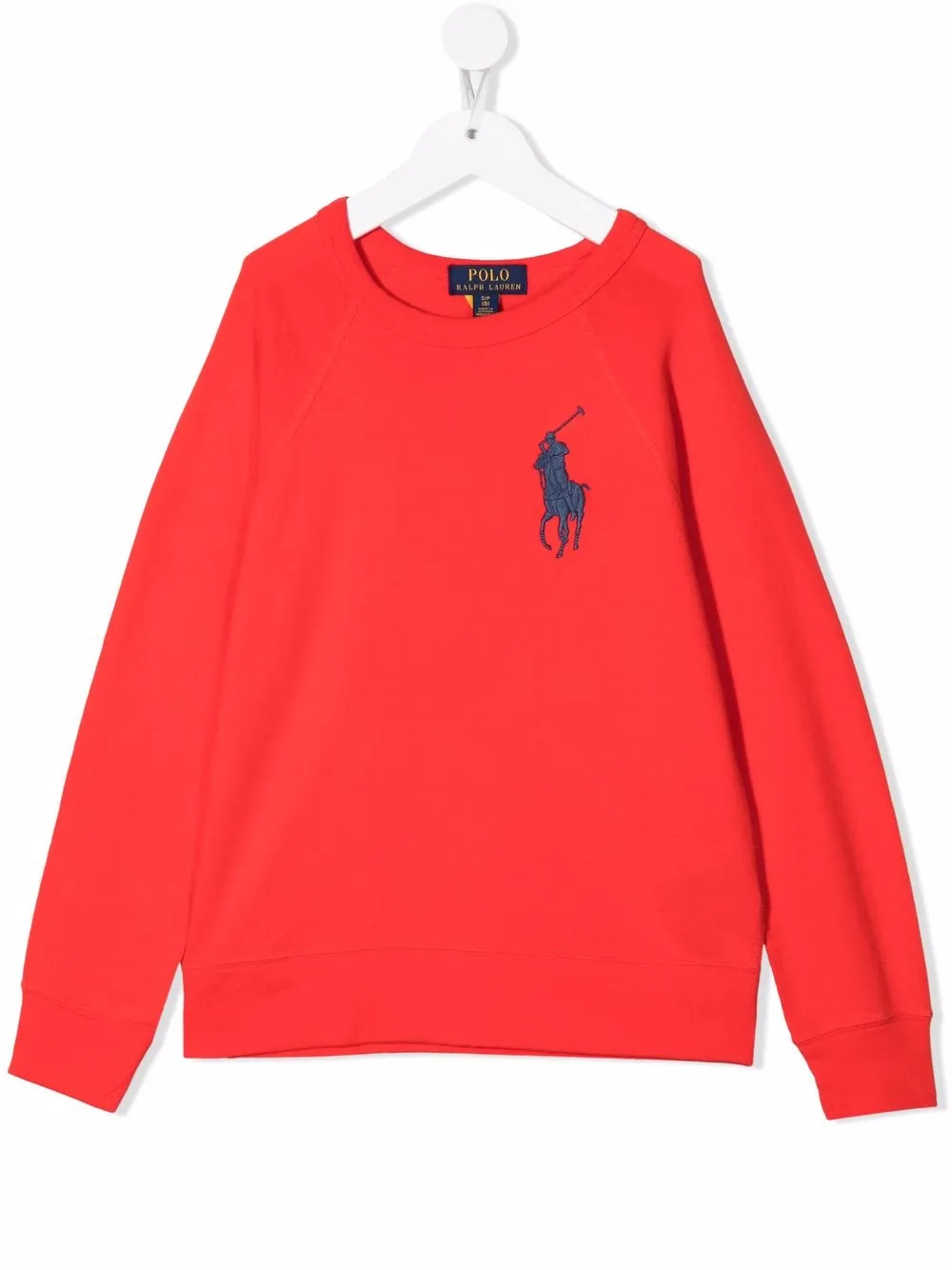 

Толстовка с нашивкой-логотипом POLO RALPH LAUREN KIDS, красный