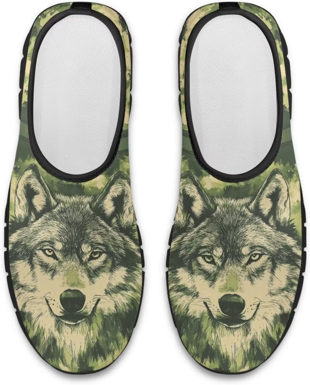

Мужские слипоны-кроссовки для ходьбы, легкие лоферы с поддержкой свода стопы для кемпинга и бега Generic, Wolf