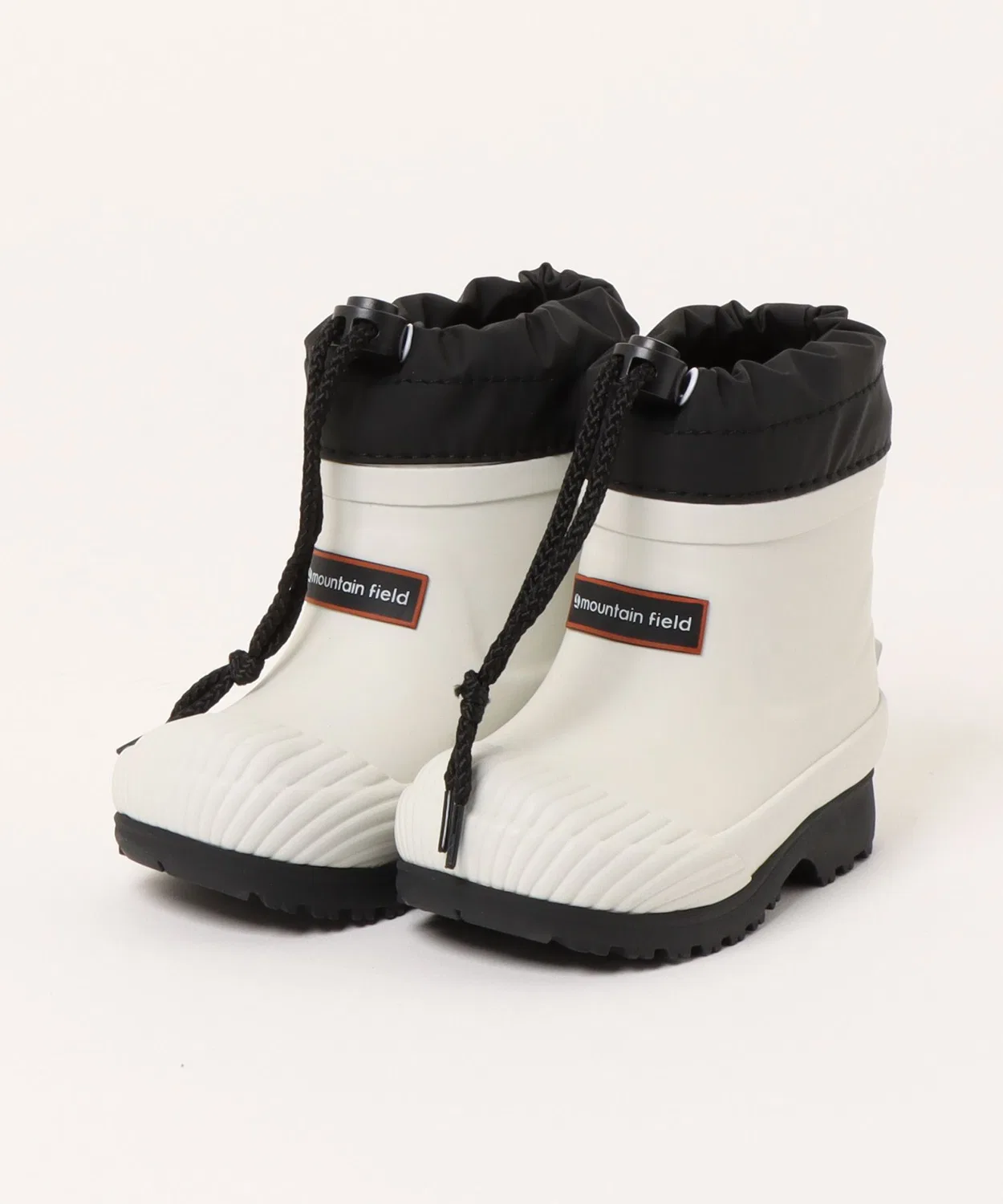 Детские резиновые сапоги MoonStar Mountain Field WC82R, короткие, цвет слоновая кость