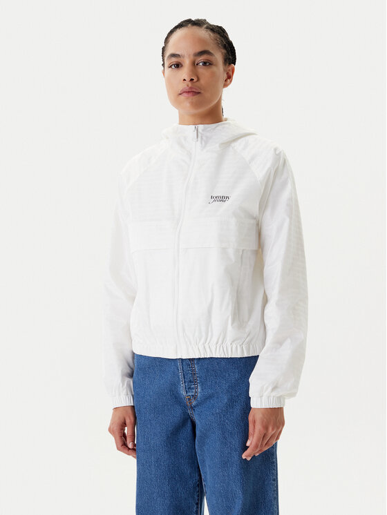 

Ветровка свободного кроя Jacquard DW0DW20952 Tommy Jeans, экрю