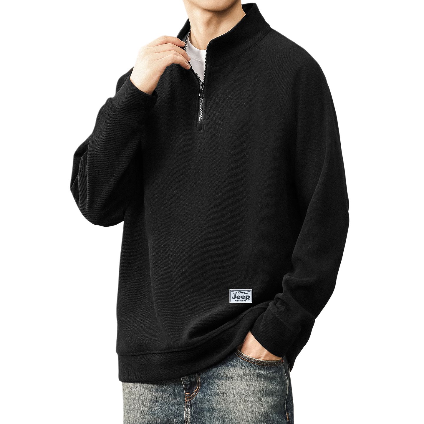 

Свитшот Leisure Collection Unisex Jeep, черный