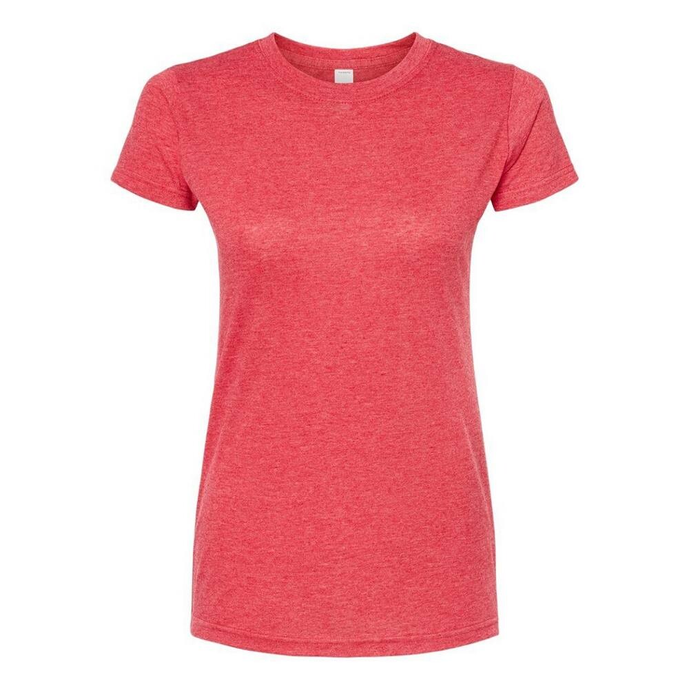

Tultex Женская футболка Slim Fit из полиэстера, цвет Heather Red