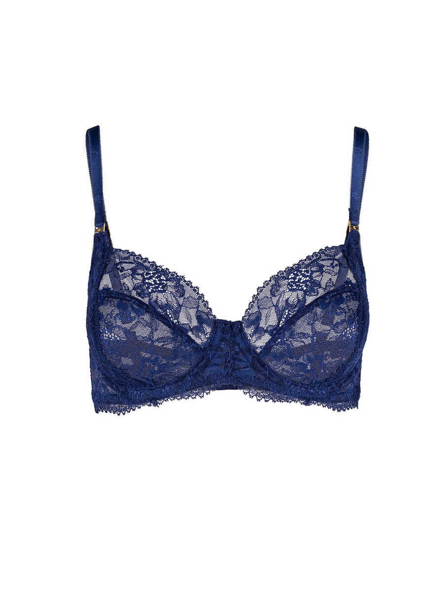 

Бюстгальтер на косточках Lauren Ralph Lauren T-shirt Bra Lauren Lace, темно-синий