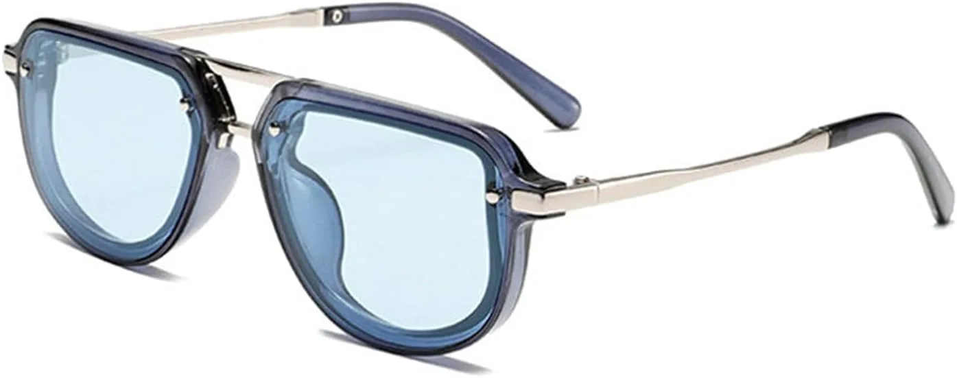 

Женские солнцезащитные очки-пилот с двойной перемычкой, модные градиентные солнцезащитные очки UV400. Мужские модные зеленые овальные солнцезащитные очки helena, C3