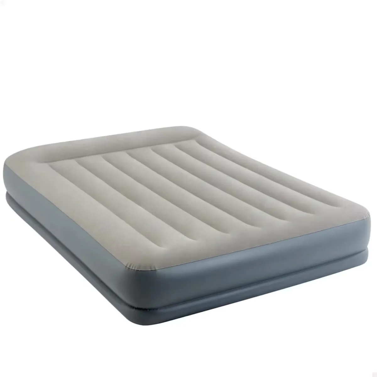 

Двойной надувной матрас INTEX Dura-Beam Standard Pillow Rest Mid-Rise, серый