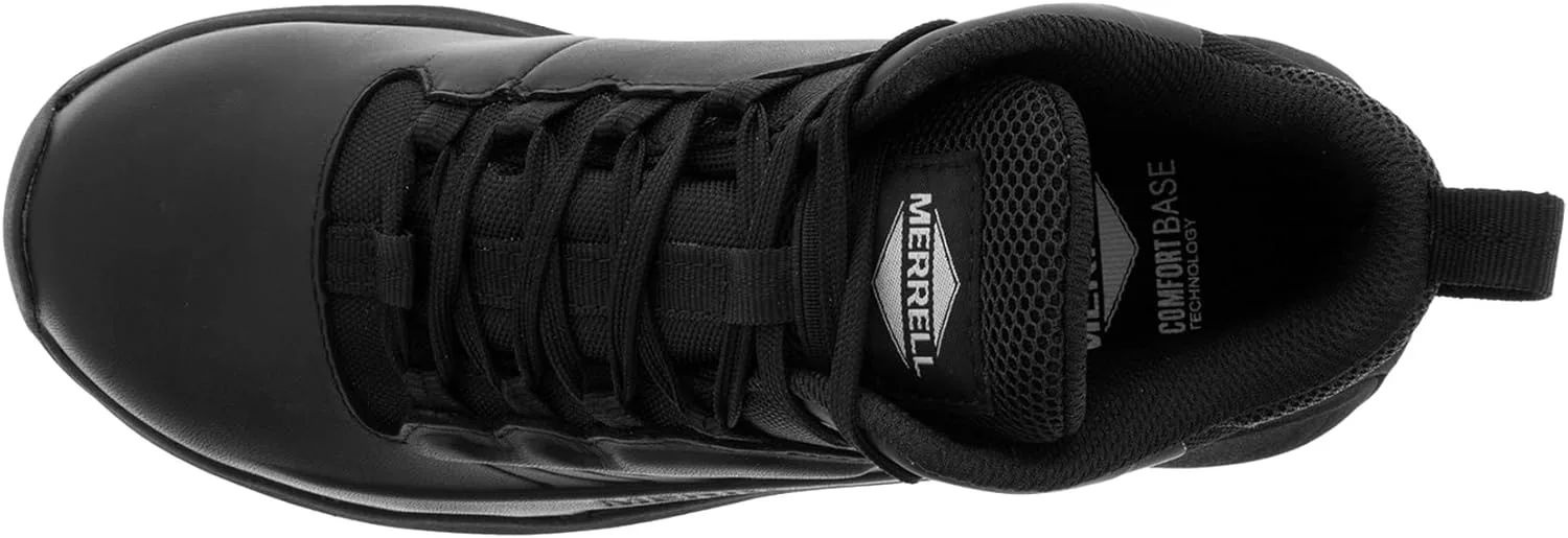 Мужские ботинки Merrell Moab Speed 2 Mid Tactical с широкой колодкой, черный — фото 4
