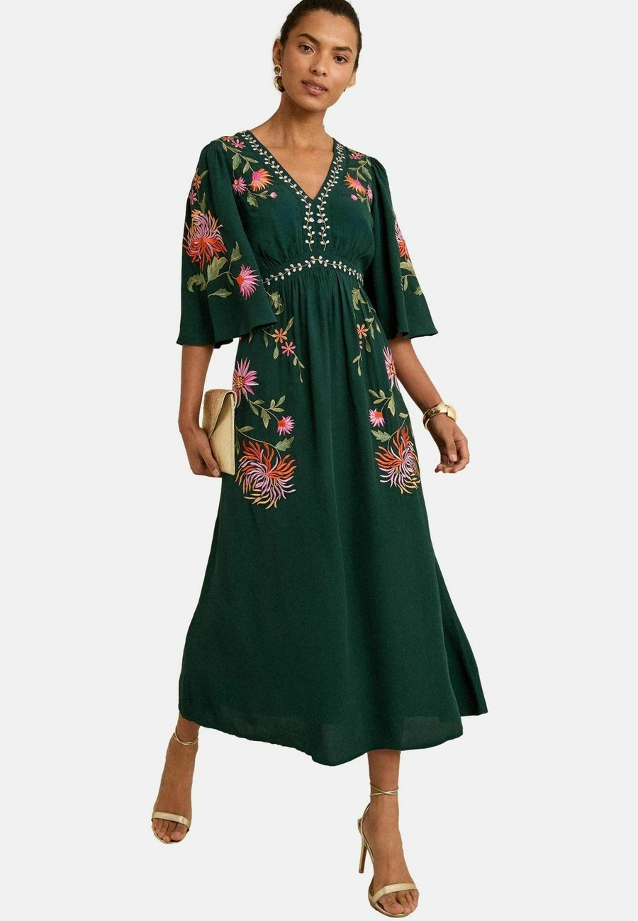 

Платье Love & Roses Day dress, Green Floral/Green