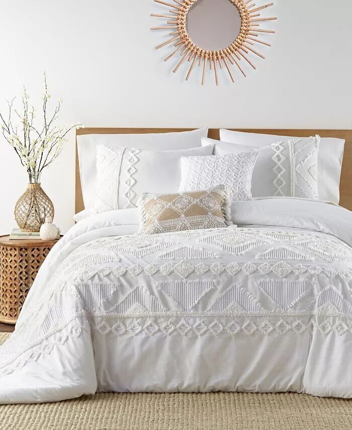 

Harleson текстурированный, 2 шт. Комплект одеял, Twin/Twin XL Levtex, белый