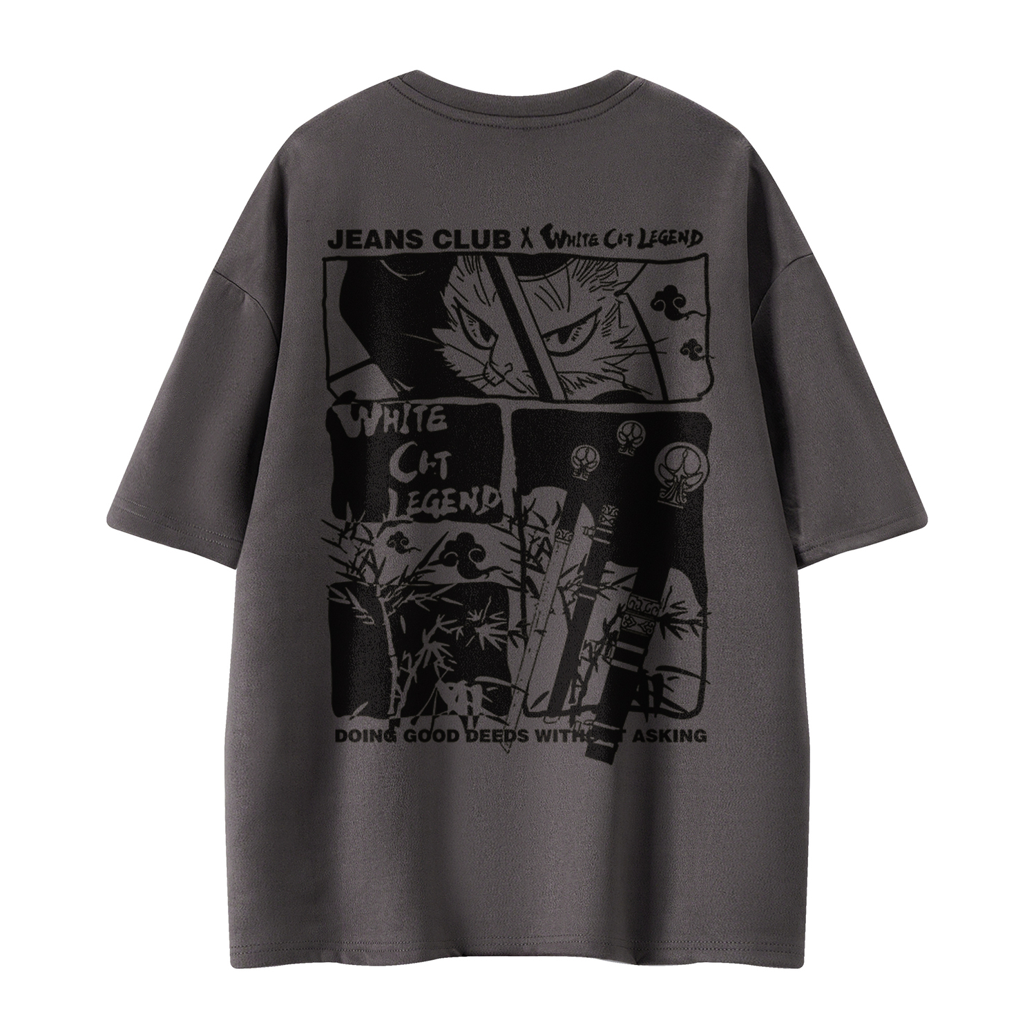 

Футболка X DALISIRIZHI LIANMINGKUAN Unisex JEANSWEST CLUB, черный (однотонный)