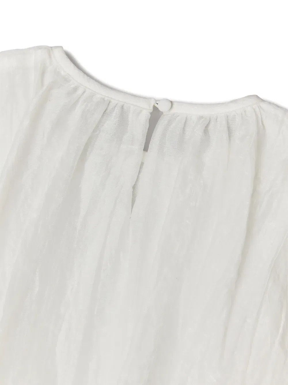 Многоярусное платье с цветочным принтом Bcbg Kids, белый — фото 3