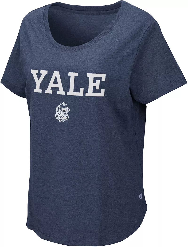 

Темно-синяя женская футболка Colosseum Yale Bulldogs