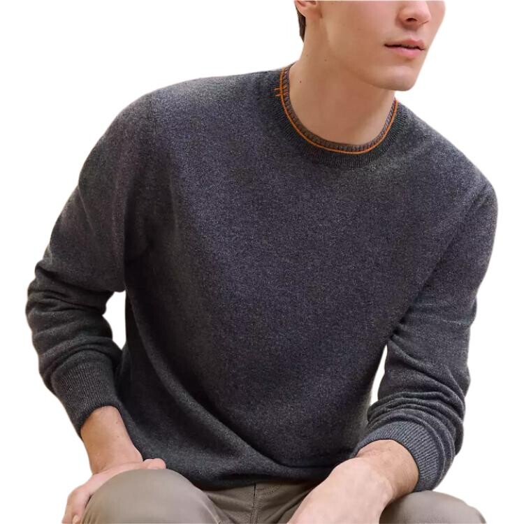 

Трикотаж мужской угольно-серый Hermes, серый