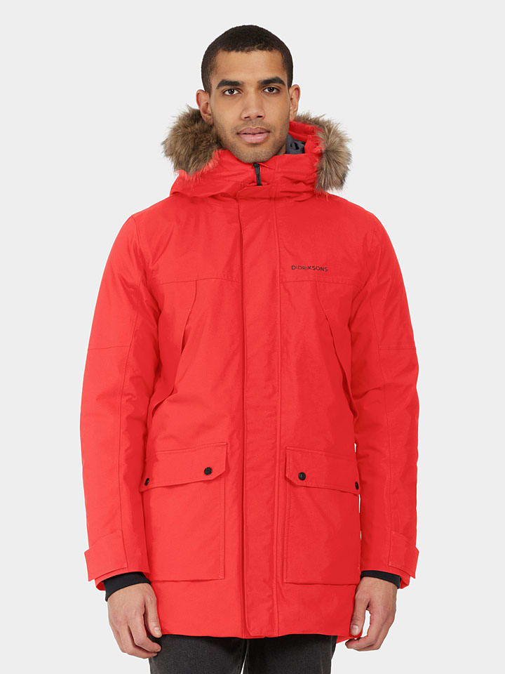 

Didriksons Зимняя куртка "Рик" красного цвета