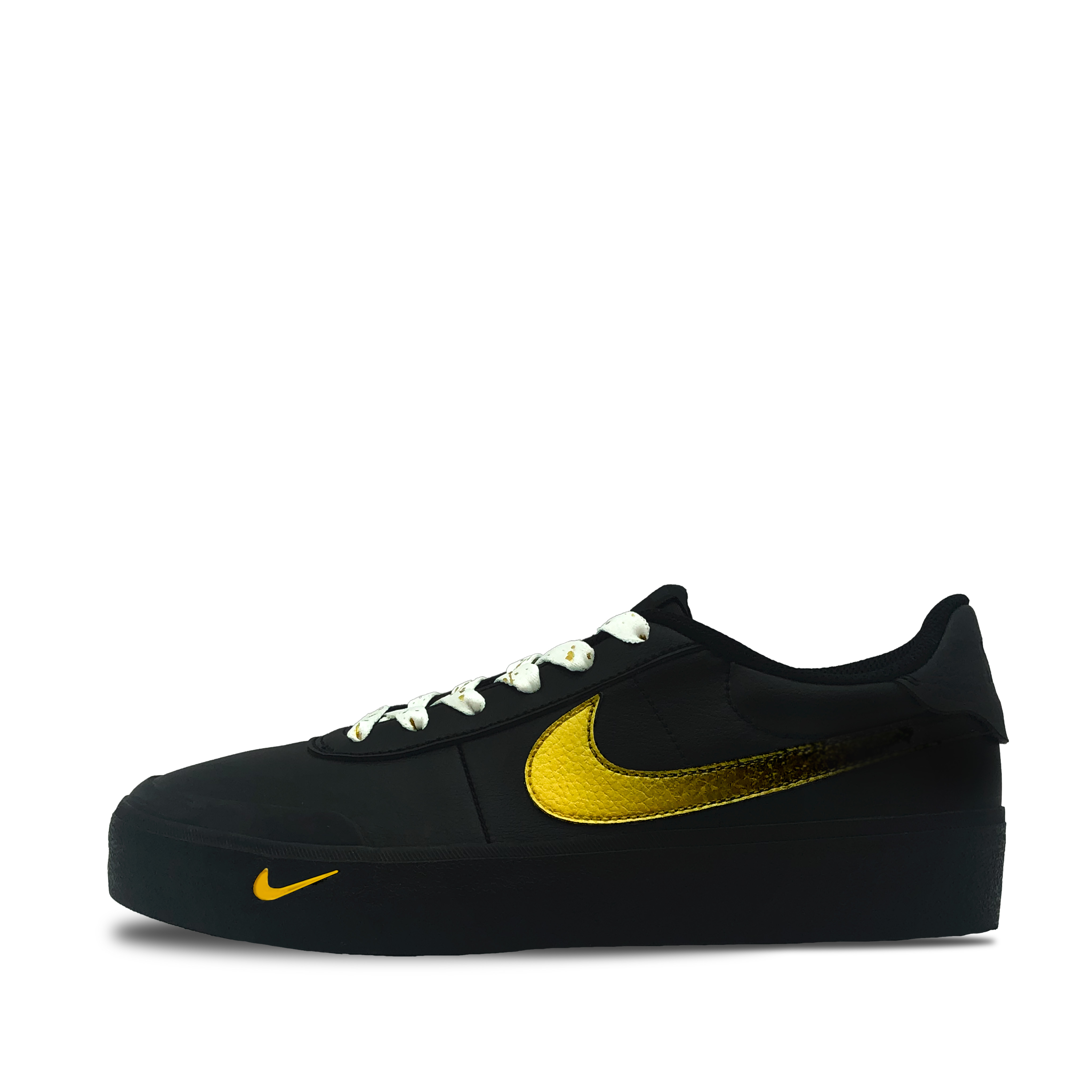 

Nike Кроссовки для скейтбординга Court Shot Low Top, мужские, черно-золотые