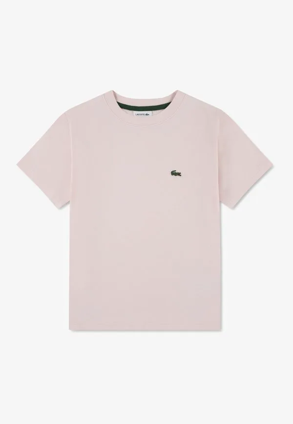 Базовая футболка унисекс core tee Lacoste, Light Pink
