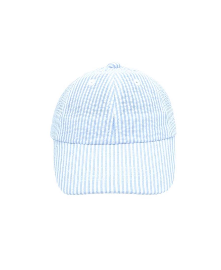 

Детская голубая бейсболка из жатой ткани для мальчиков Bits & Bows, Blue