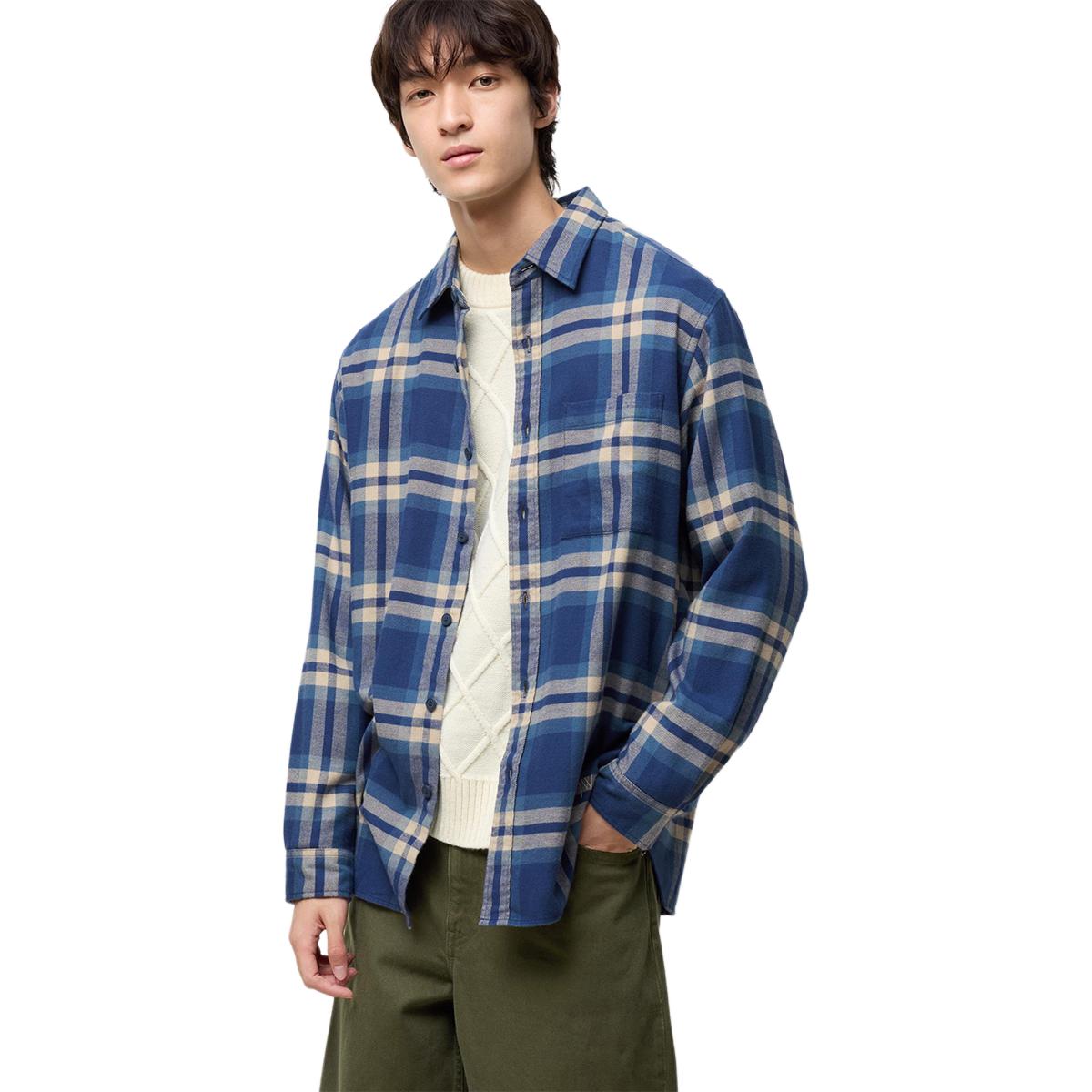 Футболка UNIQLO × JW Anderson, унисекс, цвет 66 Blue — фото 3